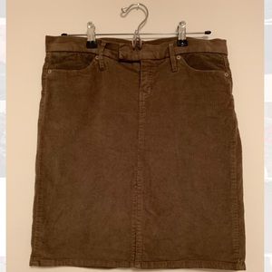 Blue Cult Corduroy Skirt